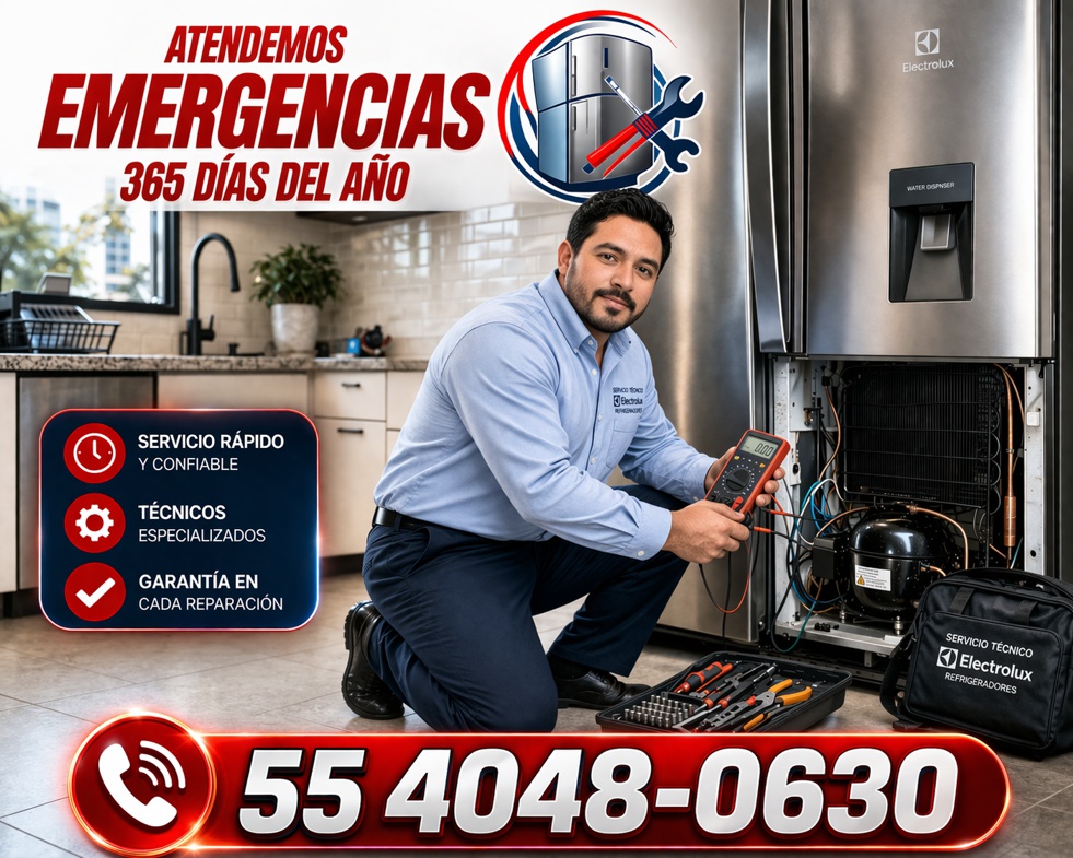 REPARACIÓN DE REFRIGERADORES ELECTROLUX EN TLALPAN